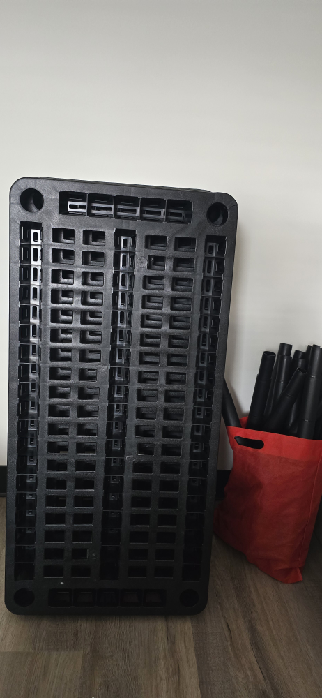 Black Modular Storage Shelving Unit