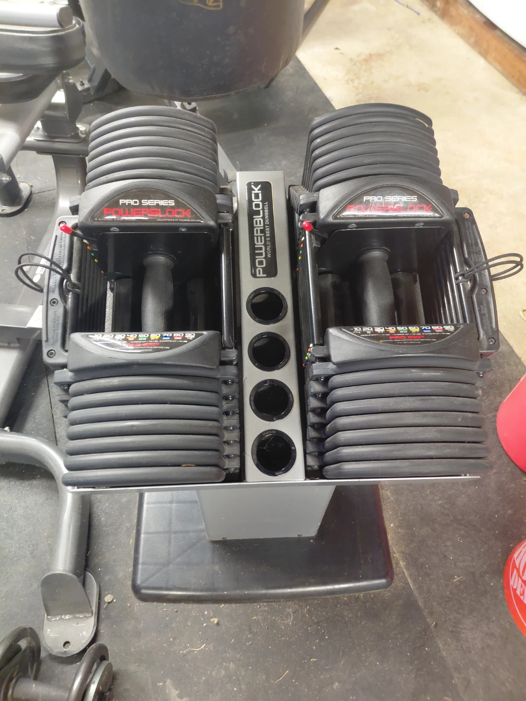 PowerBlock Pro Series Adjustable Dumbbells with Stand - photo 3
