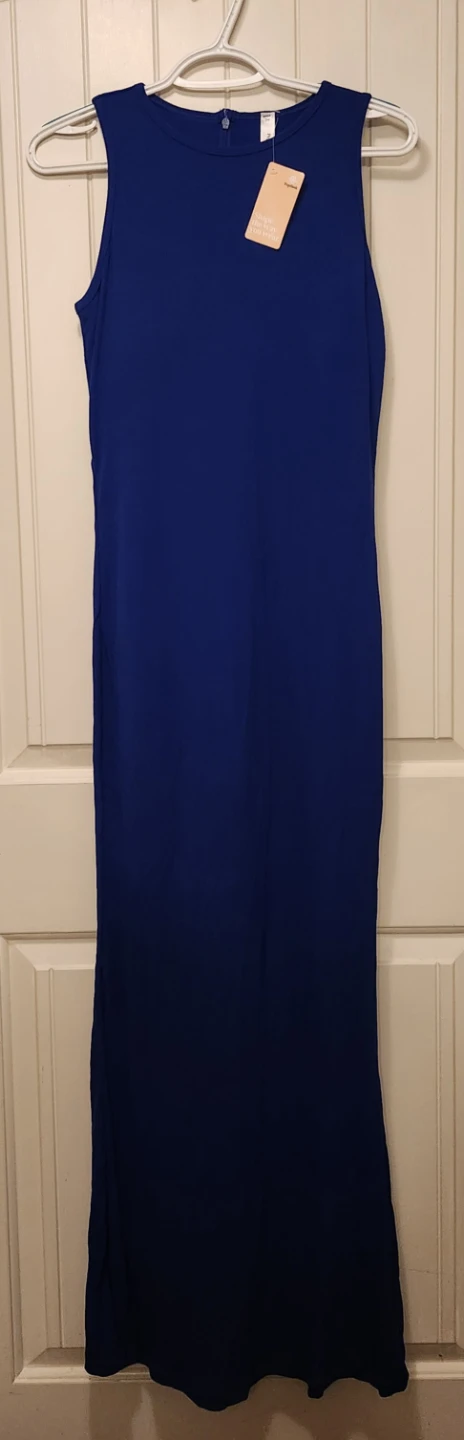Popilush Blue Built-in Shapewear Bra Dress 🏈 - photo 5