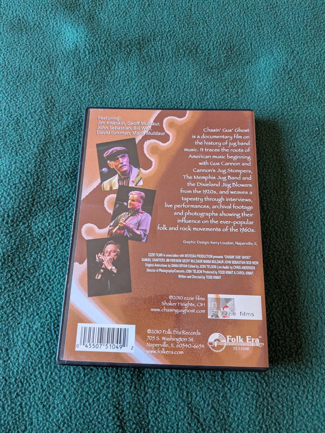 Chasin’ Gus’ Ghost DVD – Jug Band Music Documentary - photo 2