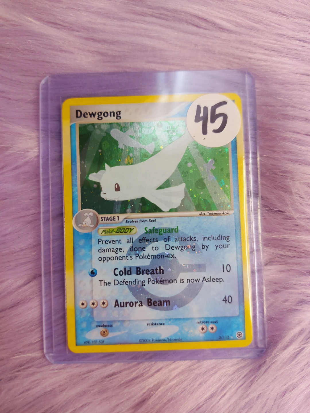 Dewgong - 3/112 - Holo Rare Reverse Holo