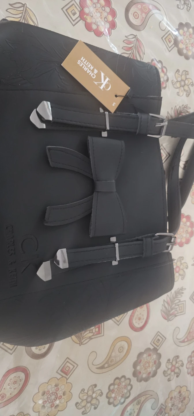 Charles & Keith Black Handbag