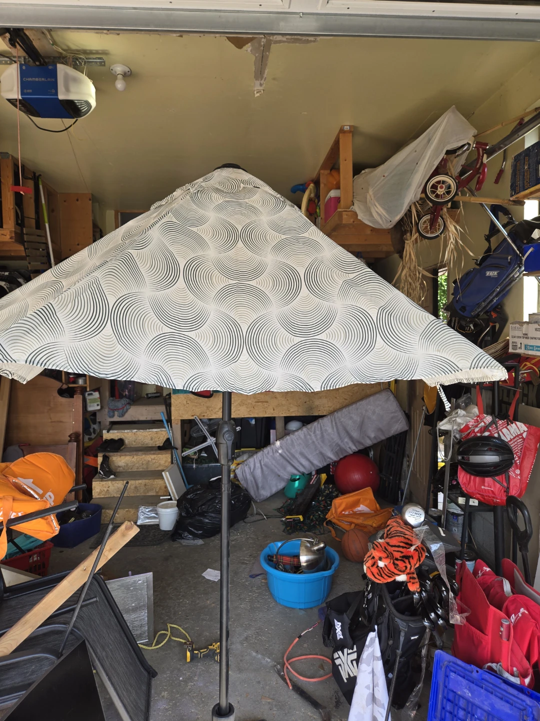 Outdoor Patio Umbrella with Base - photo 3