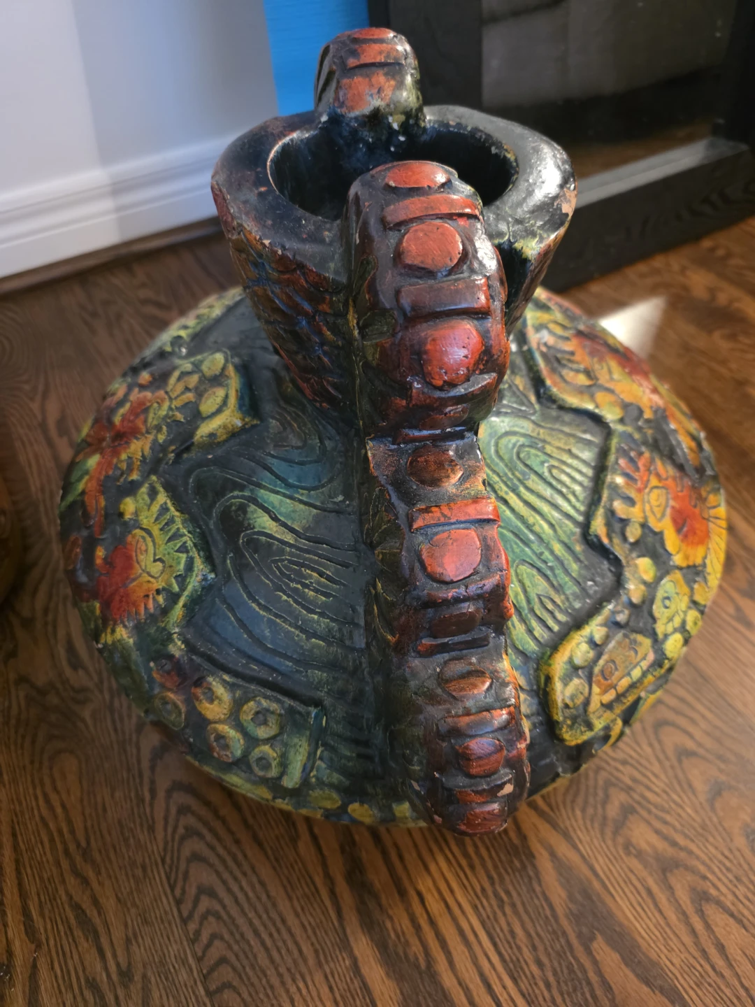 Vintage Decorative Carved Vase - photo 3