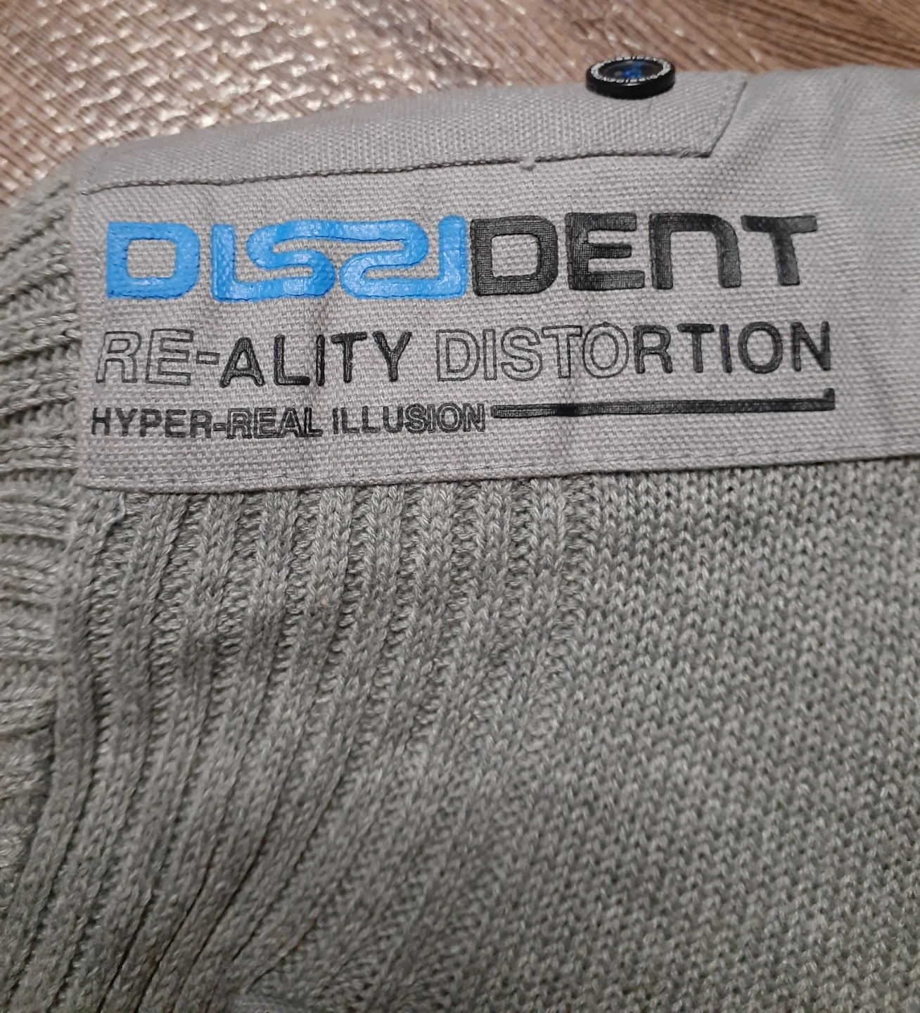 Dissident Grey Zip-Up Hoodie - Size XL - photo 5