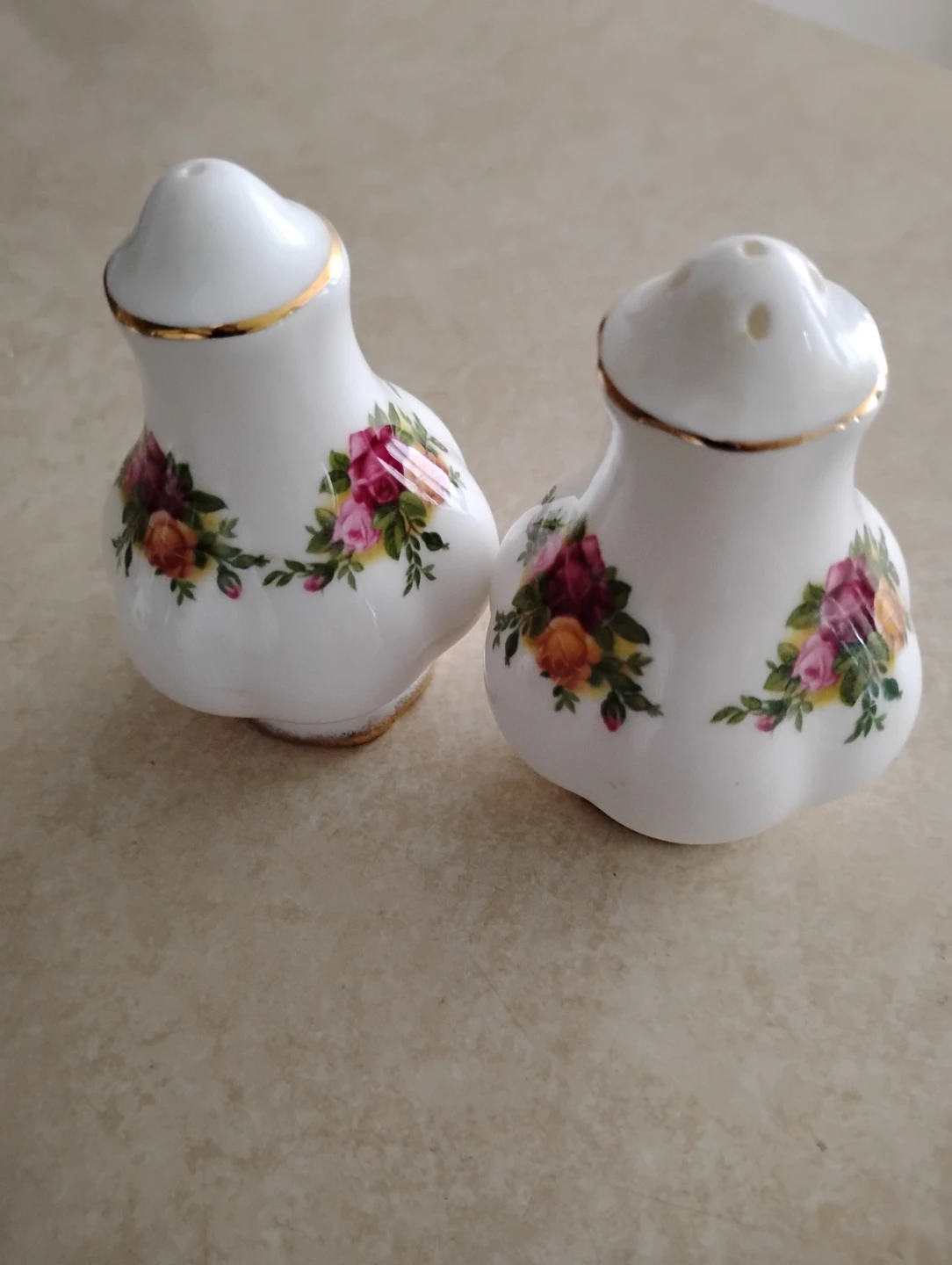 Royal Albert Old Country Roses Salt and Pepper Shakers