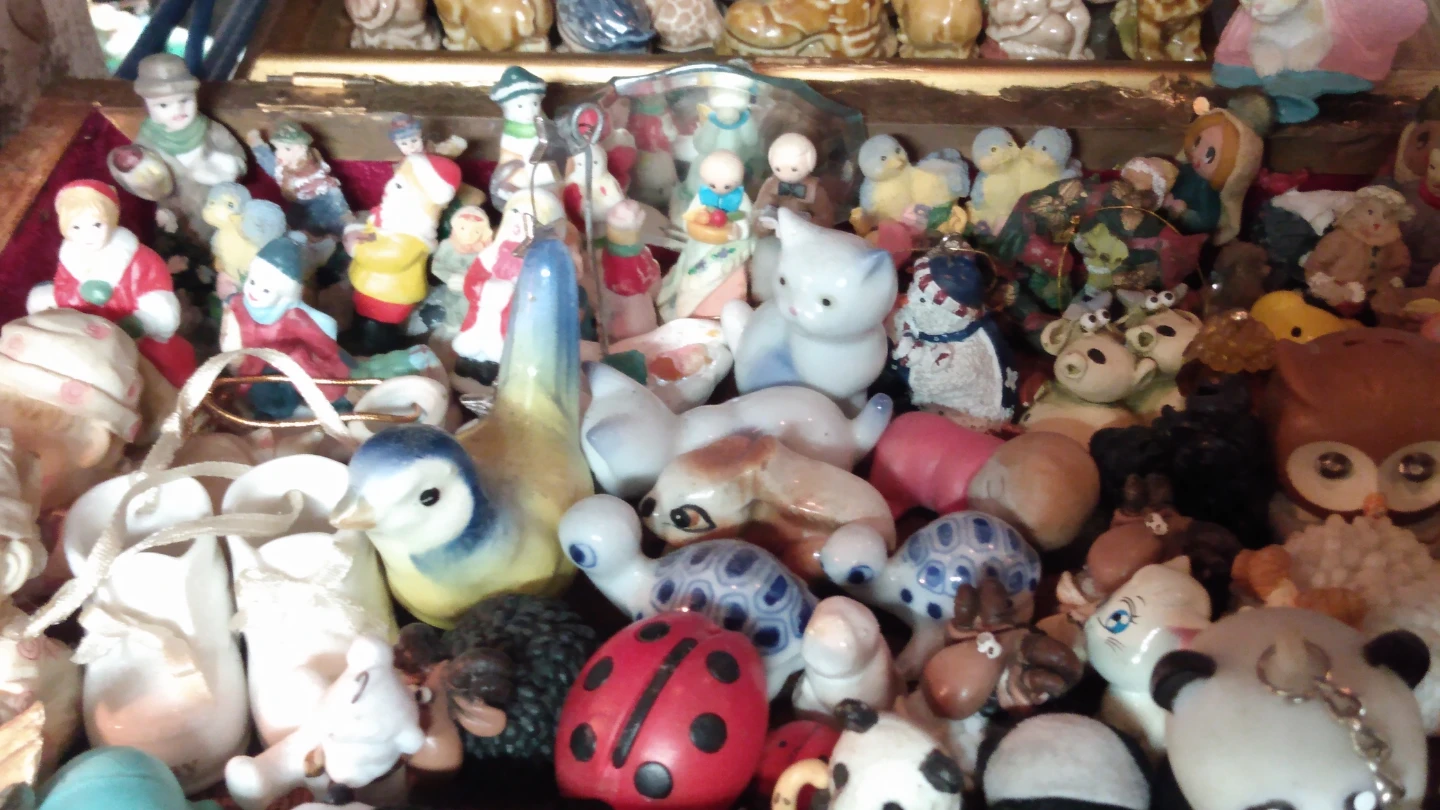 Collection of Assorted Miniature Porcelain Figurines