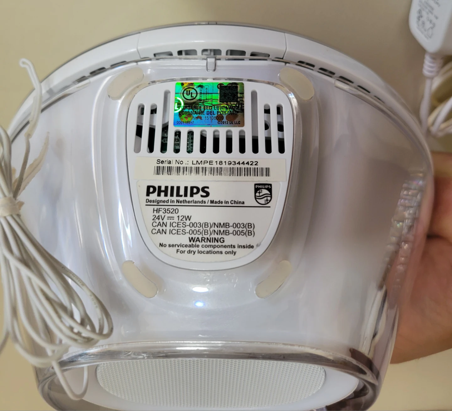 Philips SmartSleep Wake-up Light Fm Alarm Radio Sunrise Sunset - photo 5