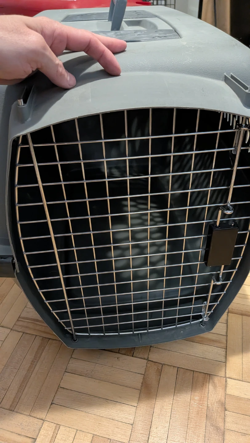 Grey Pet Travel Carrier
