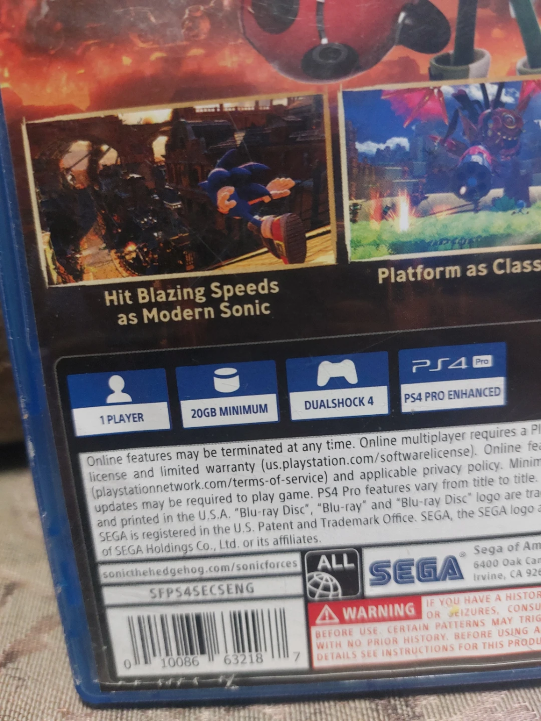 Sonic Forces for PlayStation 4 - photo 2