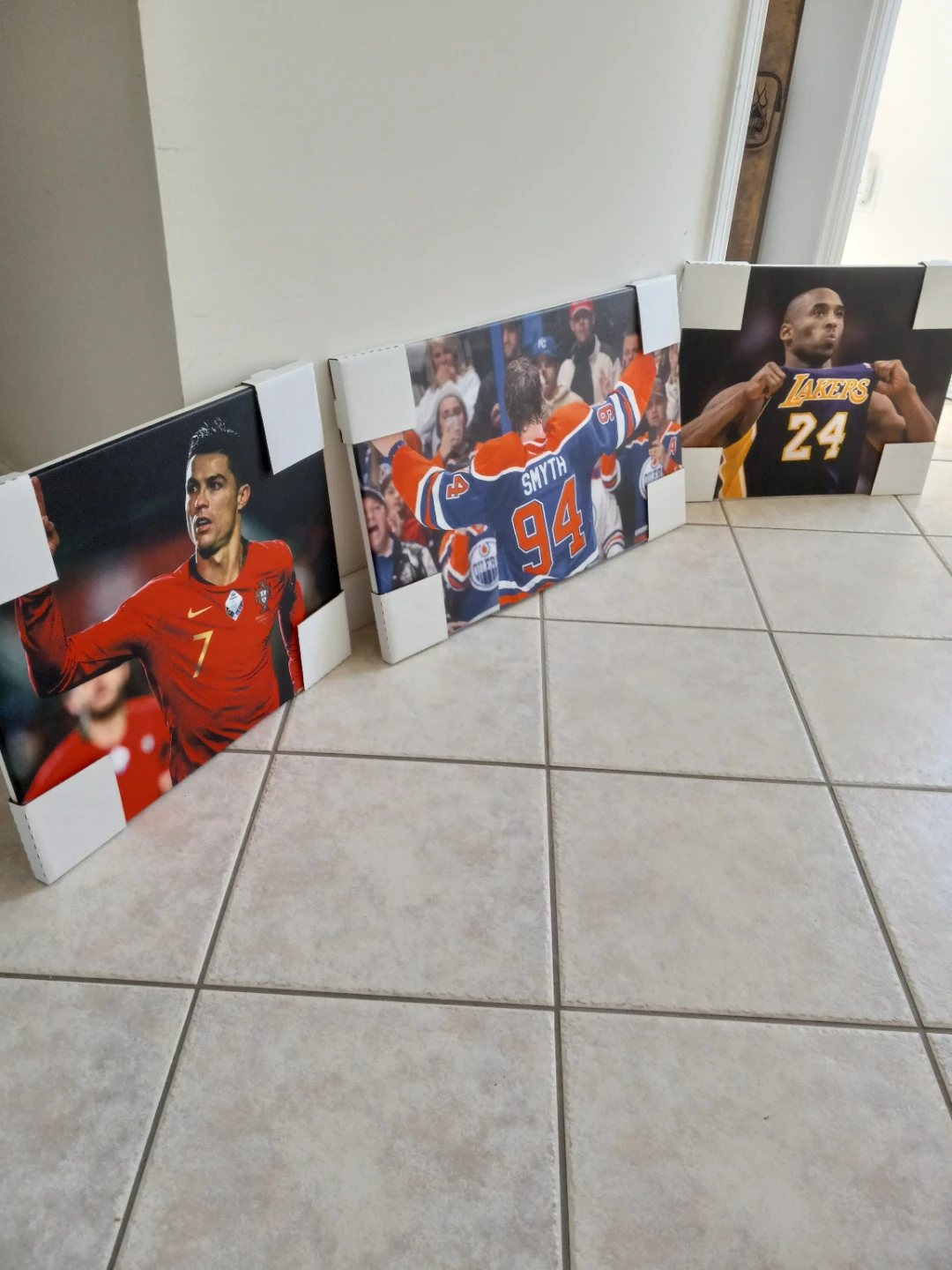 Set of 3 Sports Athlete Canvas Wall Art - photo 2