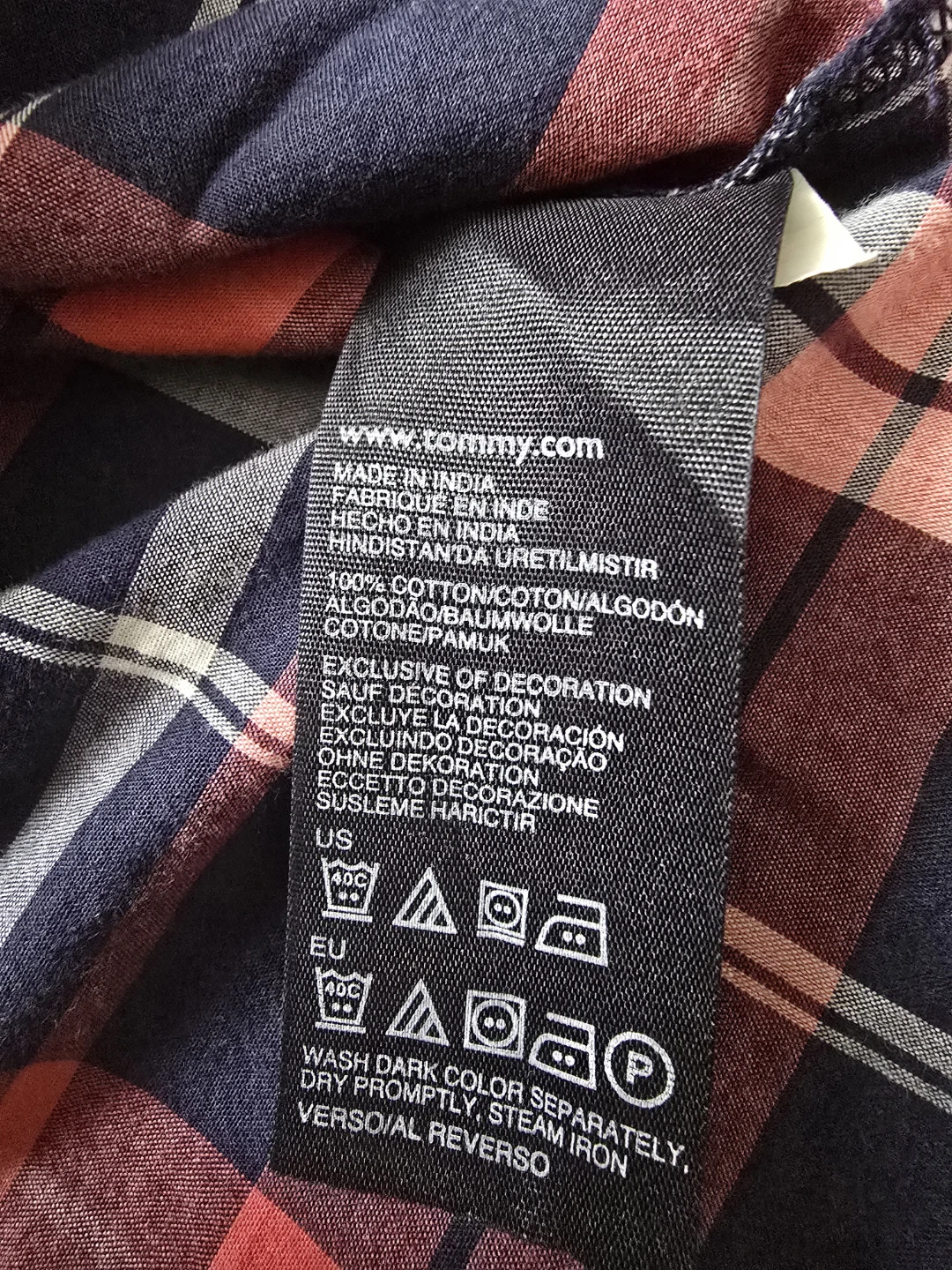 Women's Tommy Hilfiger Plaid Shirt - Small - photo 3