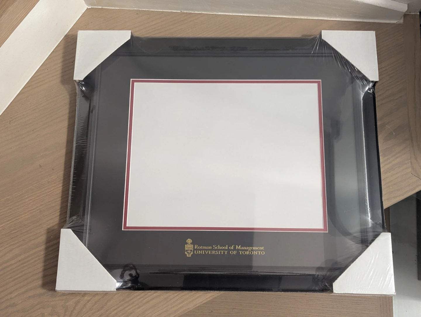 Rotman School of Management UofT "Jubilee" Degree Frame