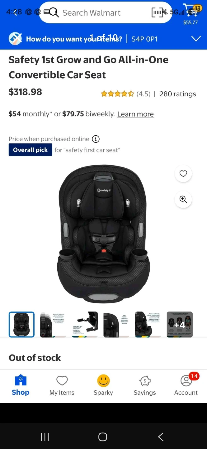 Safety 1st Grow and Go All-in-One Convertible Car Seat