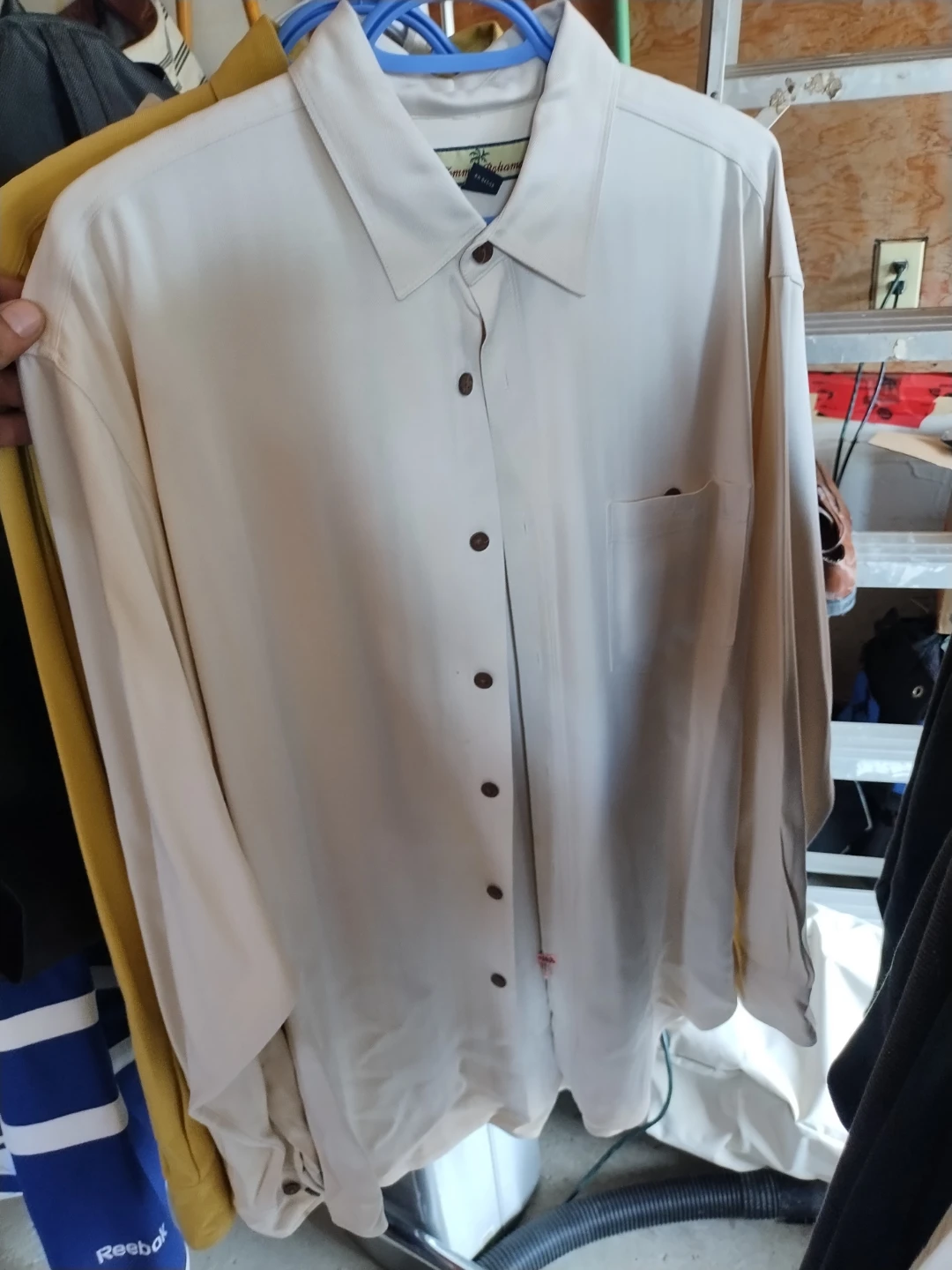 Tommy Bahama Cream Long Sleeve Shirt