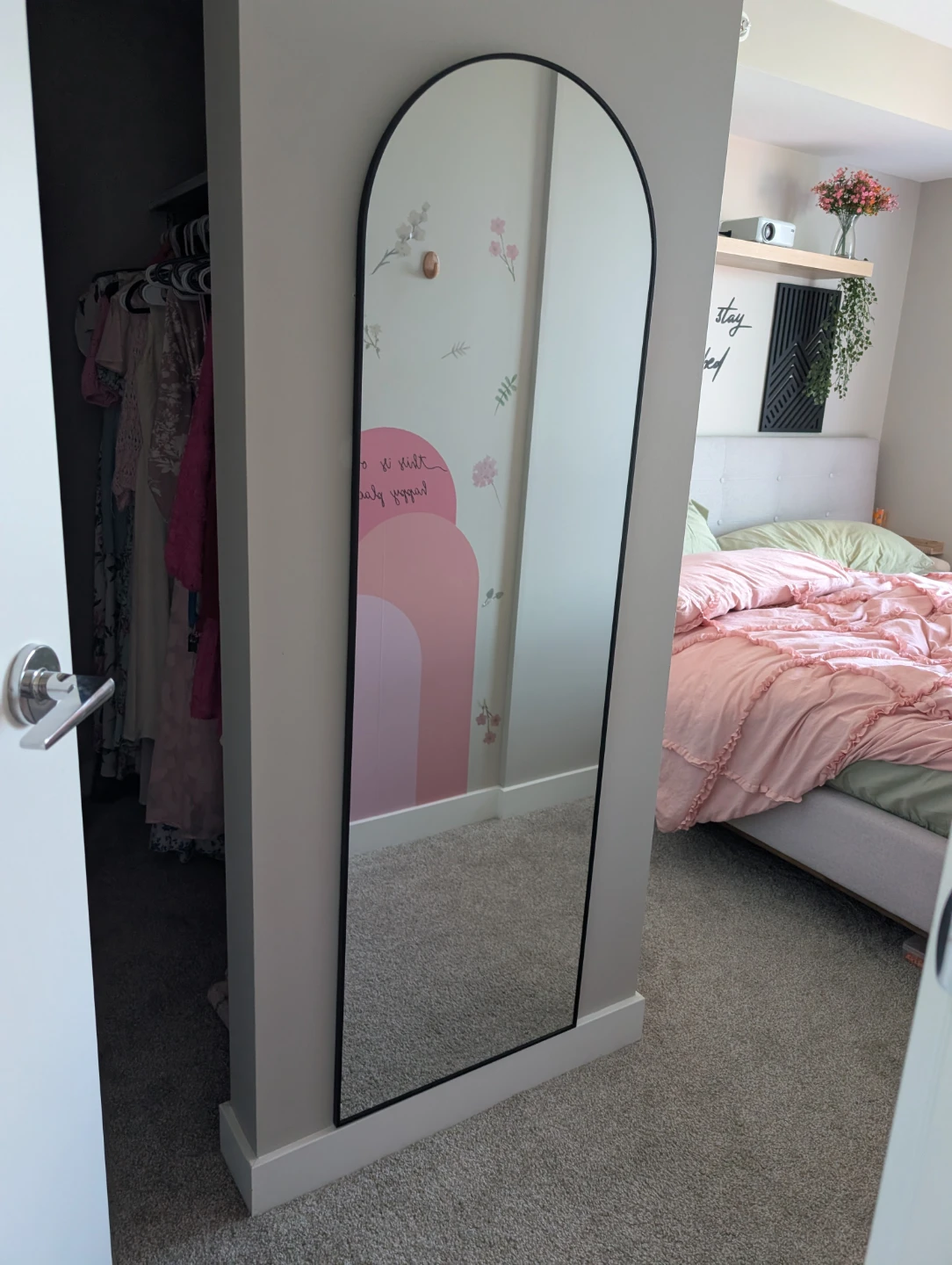 Arched Full Length Wall Mirror - photo 2