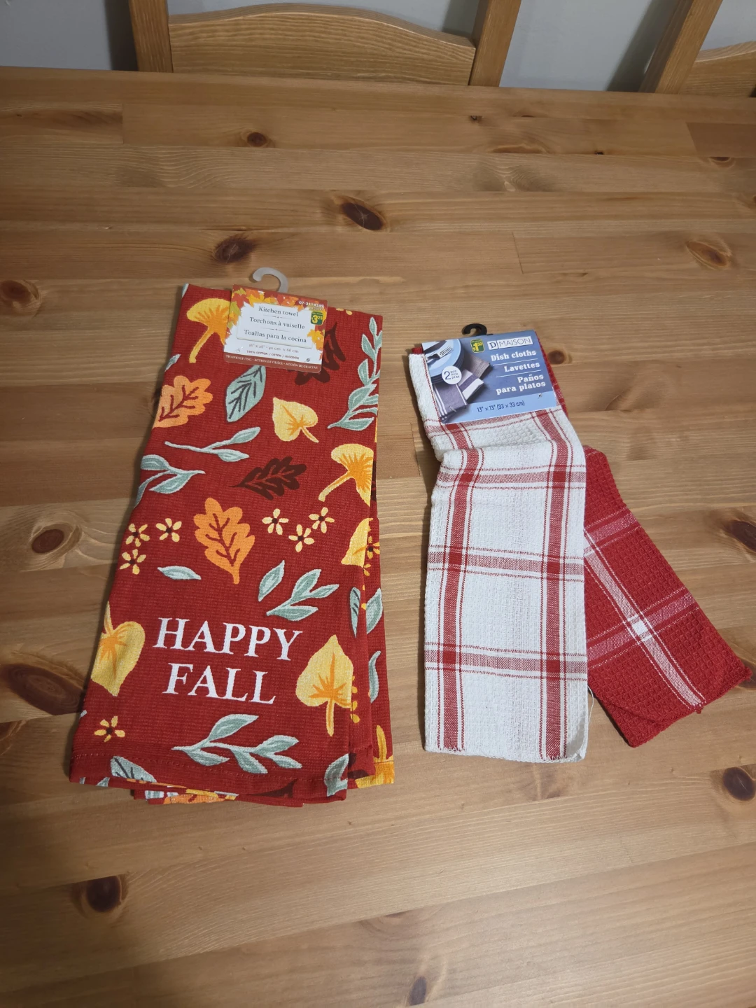 Kitchen Towel and Dish Cloth Set + container