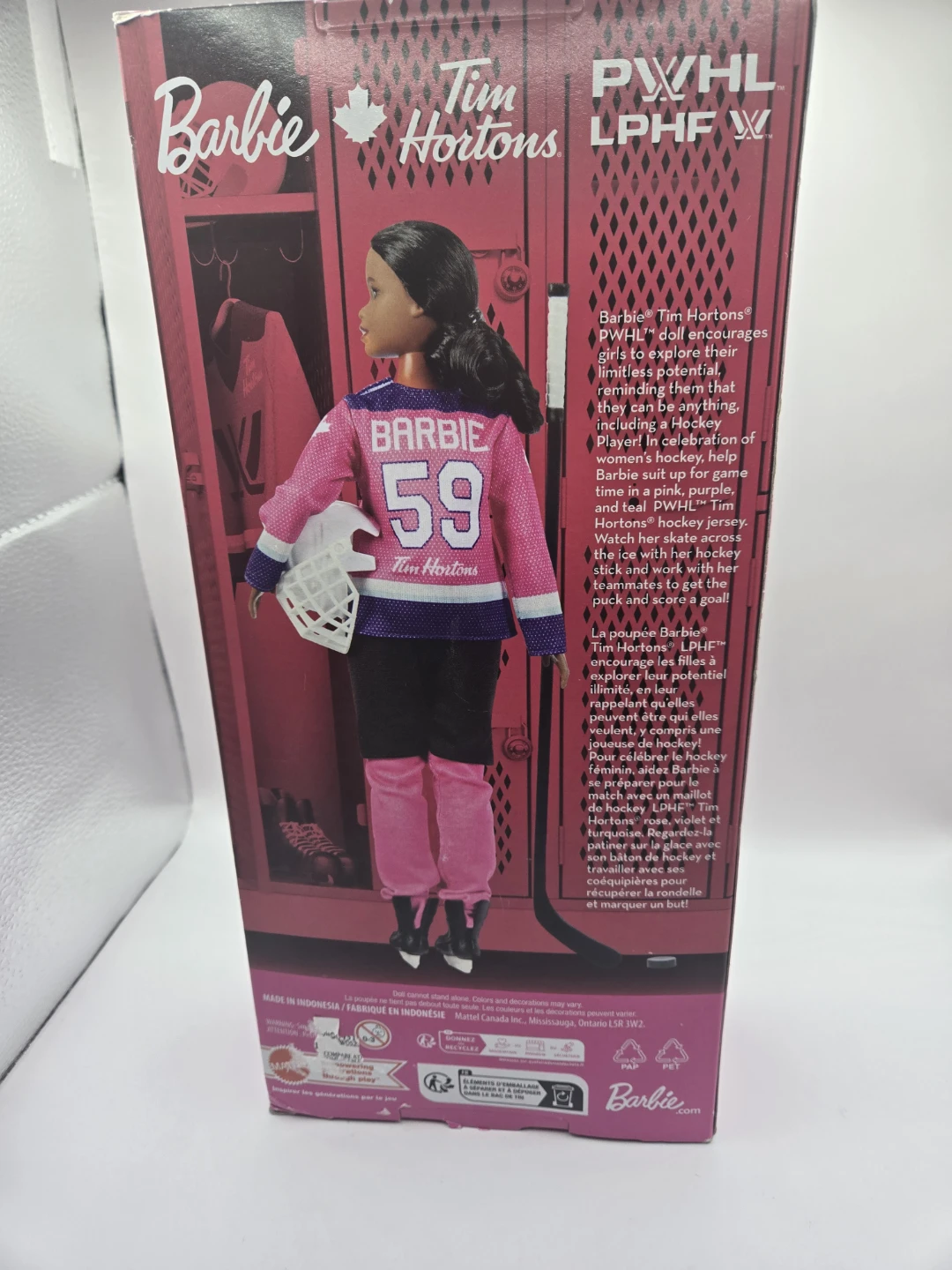 Brand New Barbie Tim Hortons Hockey Pwhl Lphf Doll - photo 3