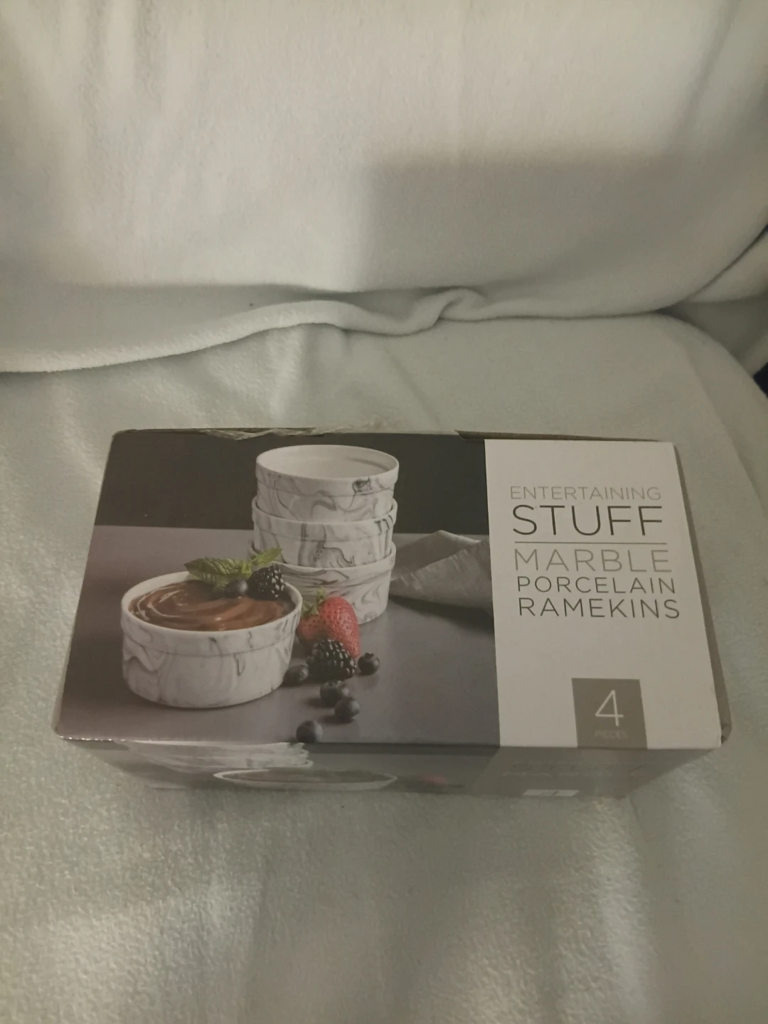 Entertaining Stuff - Marble Porcelain Ramekins - Set of 4 - photo 4