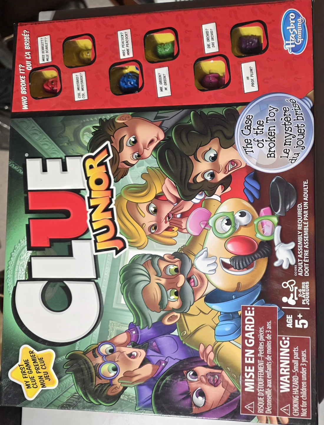 Hasbro Clue Junior Board Game