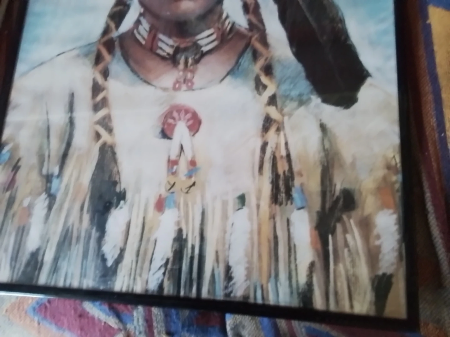 Budd Sherrick Native American Portrait Print - photo 5
