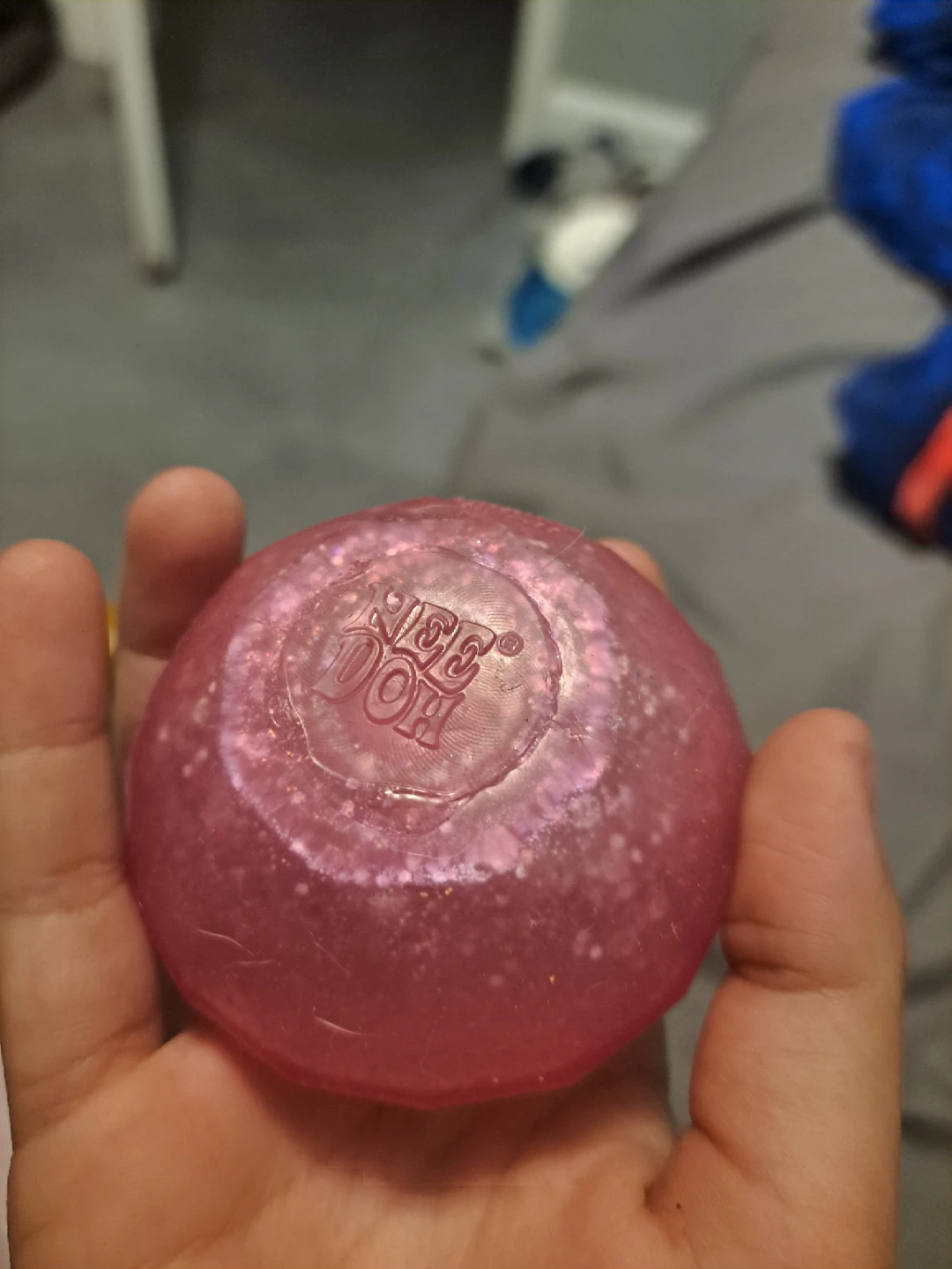 Pink Glitter Nee Doh groovey jewel