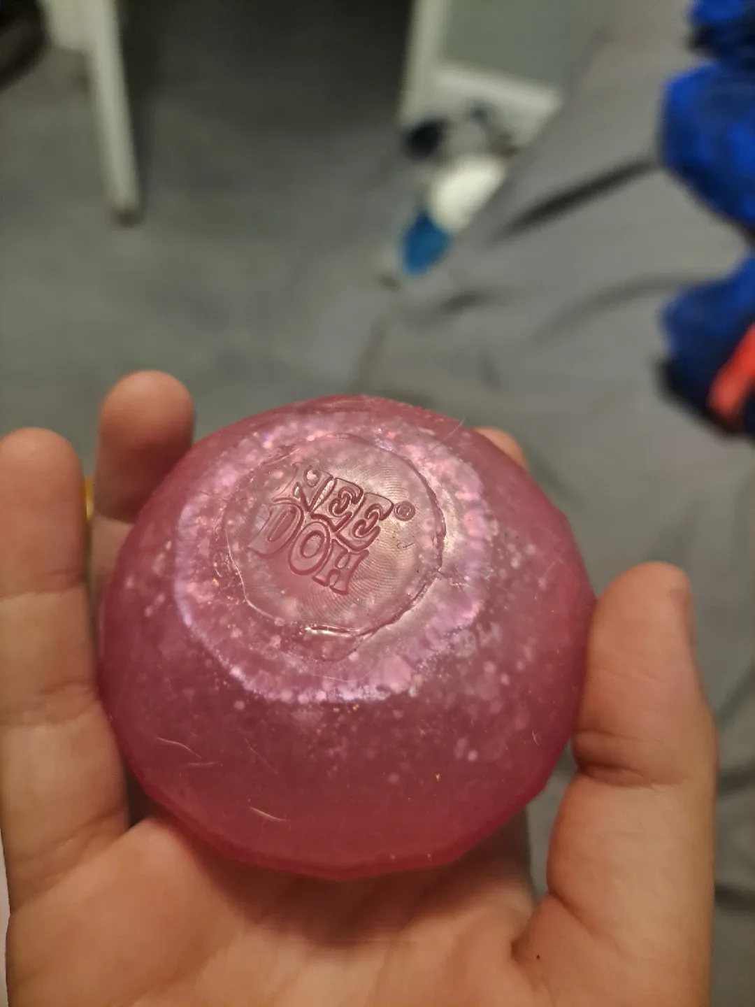 Pink Glitter Nee Doh groovey jewel