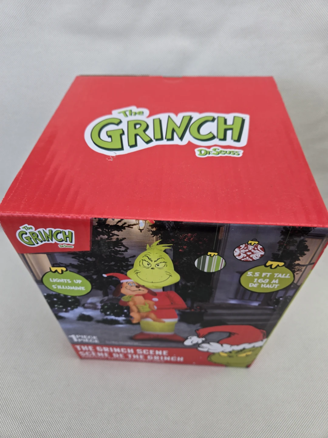 Brand new Christmas inflatable the grinch 5.5ft tall - photo 3