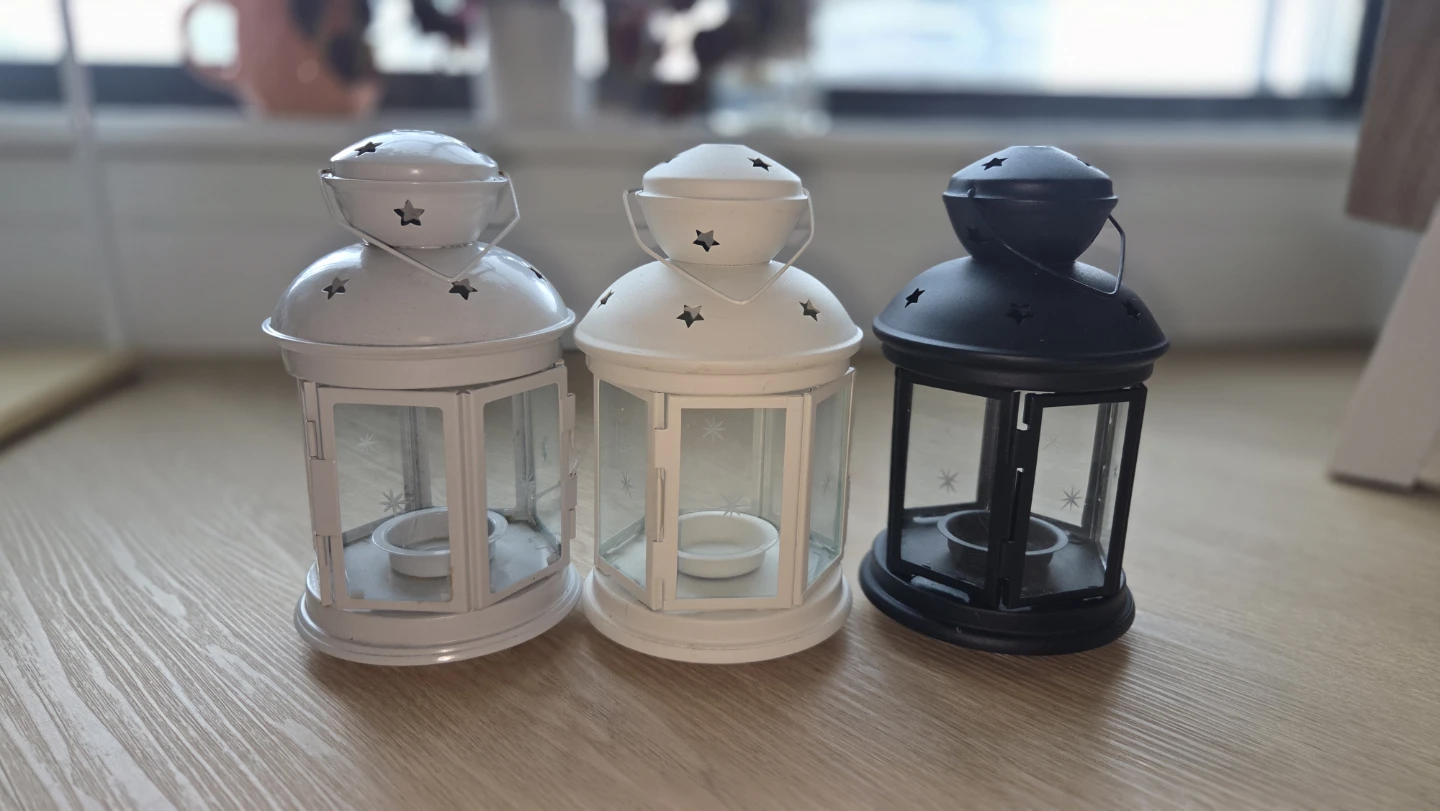 Set of 3 Metal Lanterns from IKEA - photo 2