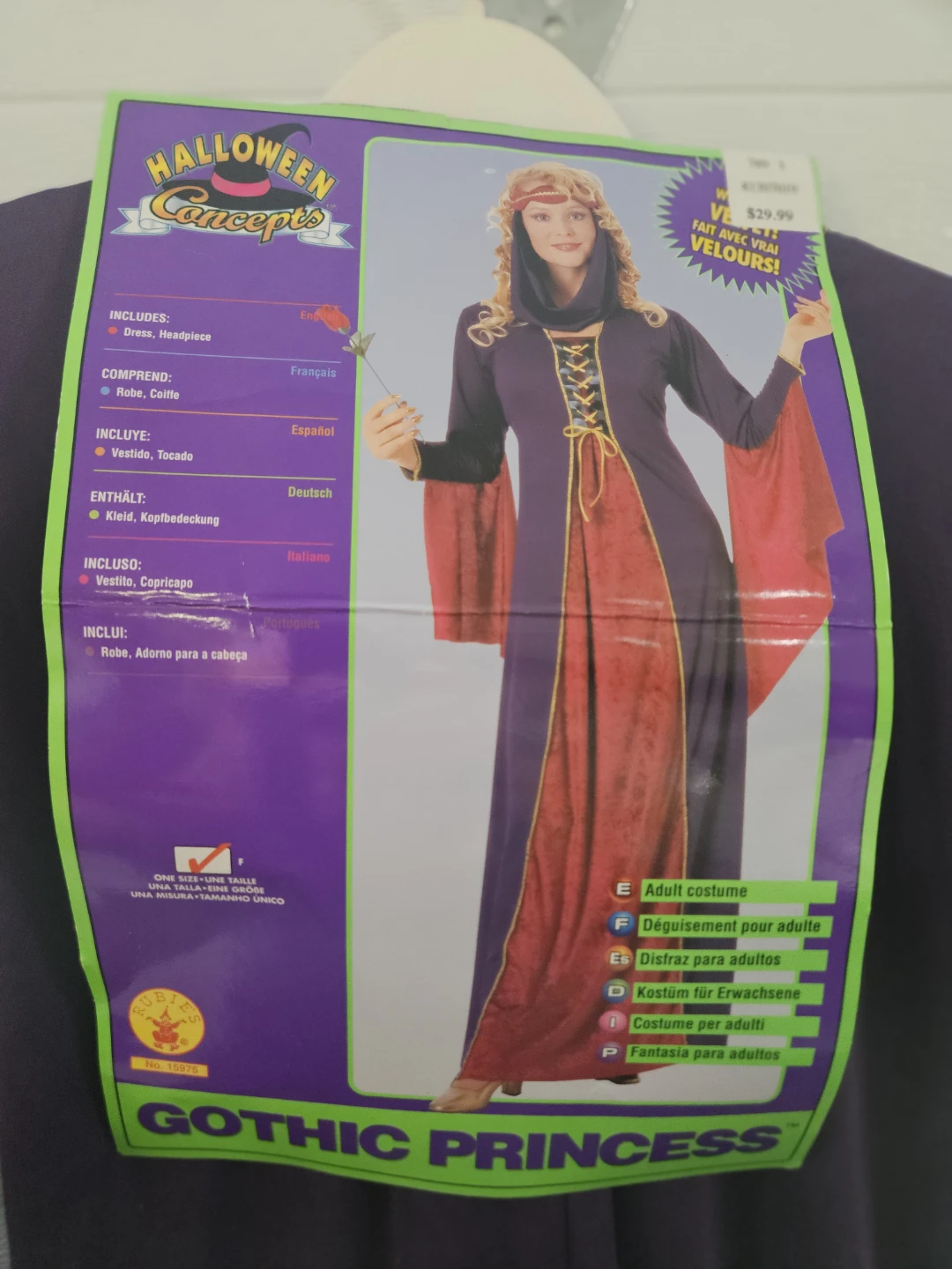 Halloween Concepts Gothic Princess Adult Costume - photo 2