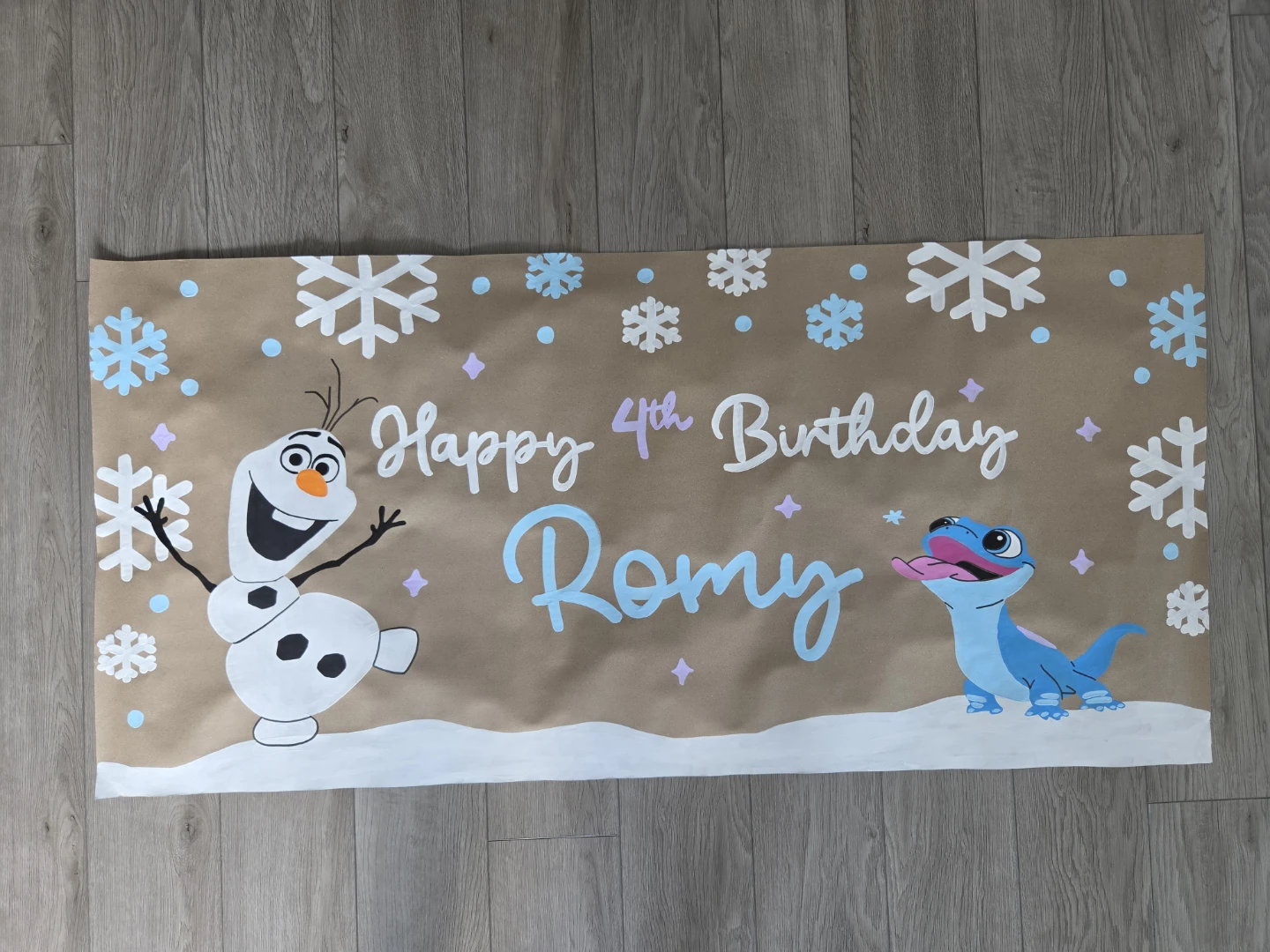Celebration handpainted banners