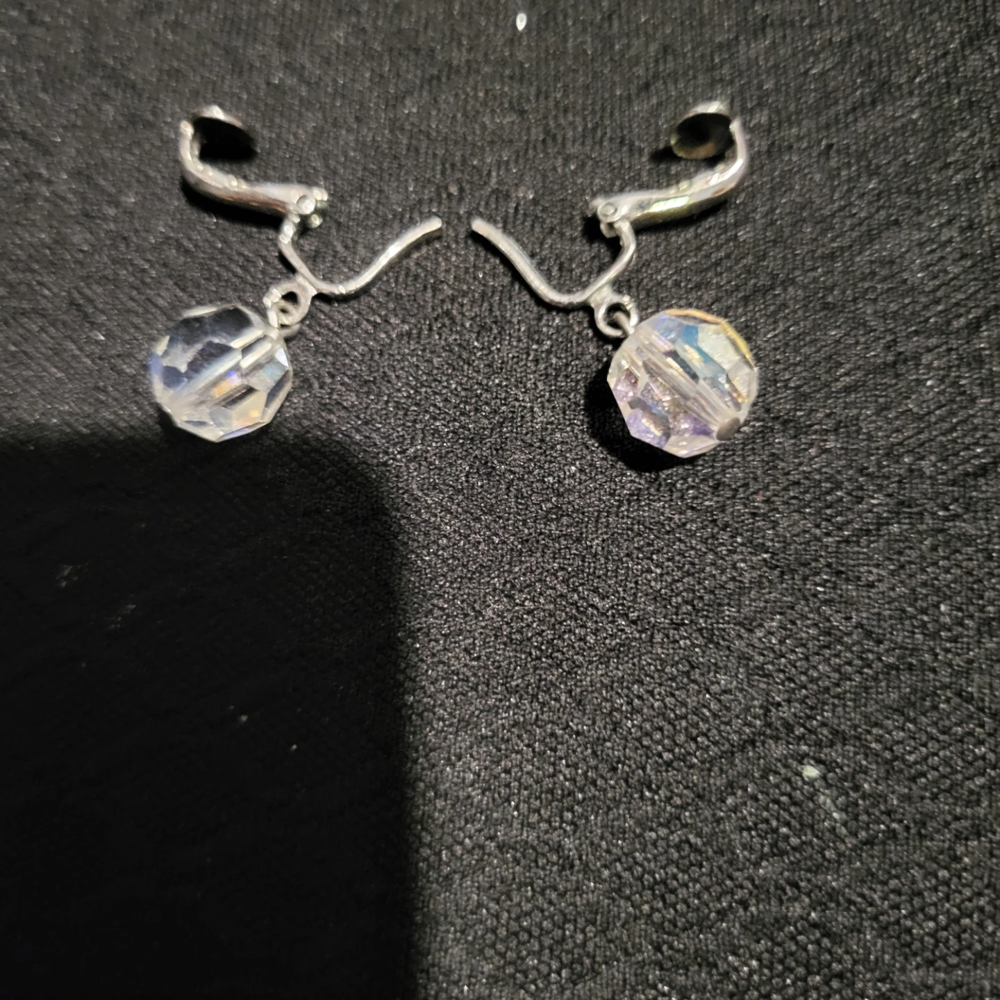 Clear Crystal Clip-on Earrings