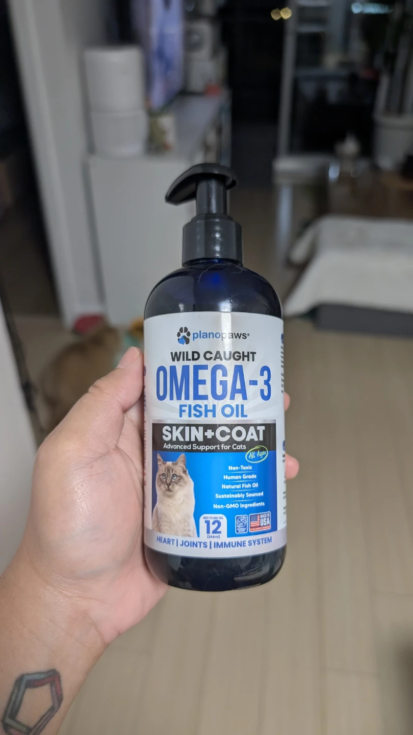 Planopaws Wild Caught Omega-3 Fish Oil for Cats