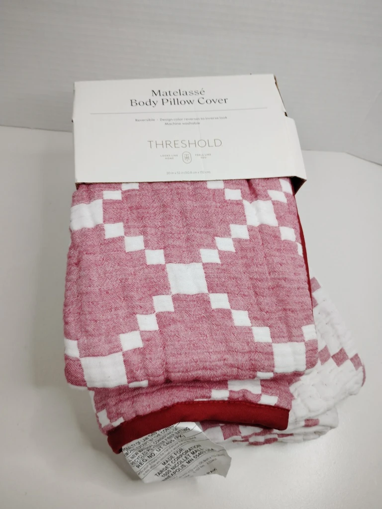 Threshold Matelassé Body Pillow Cover