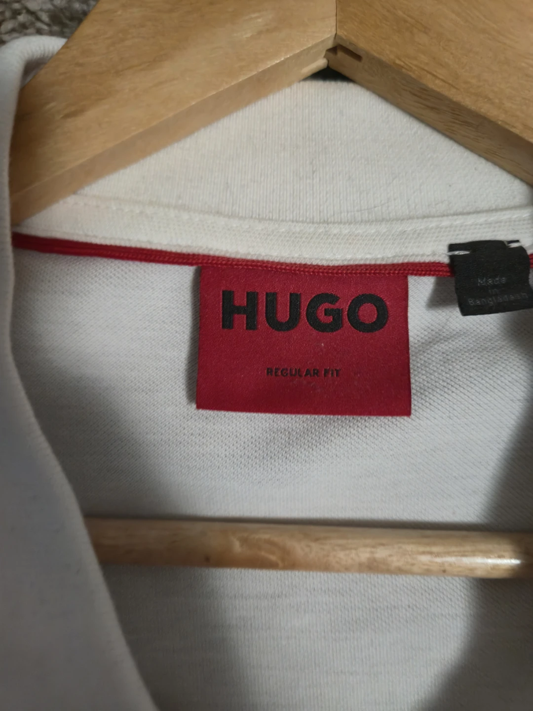 Hugo Boss Mens Regular Fit Polo Shirt White Size XL Red Label - photo 2