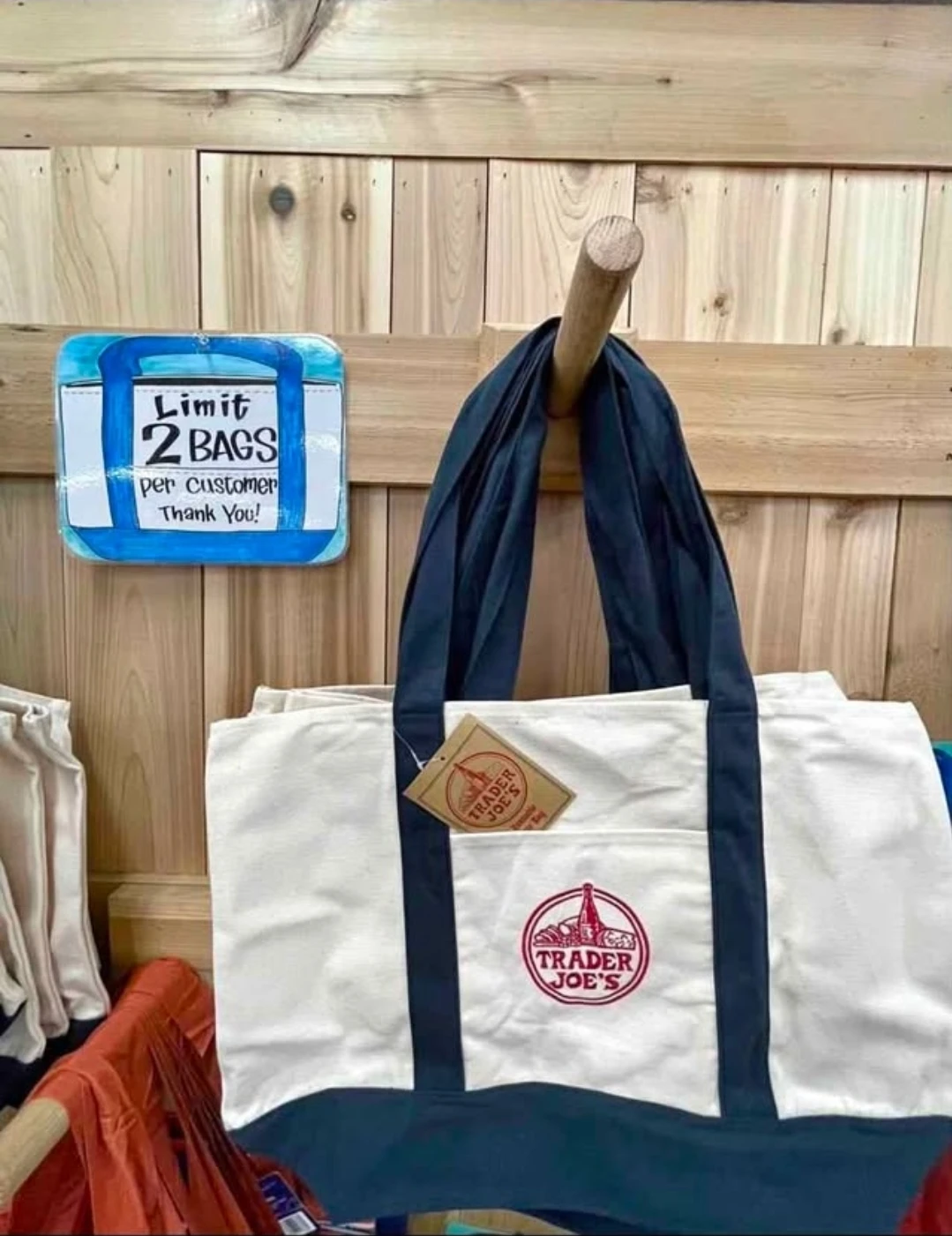 Trader Joe's Canvas Tote Bag