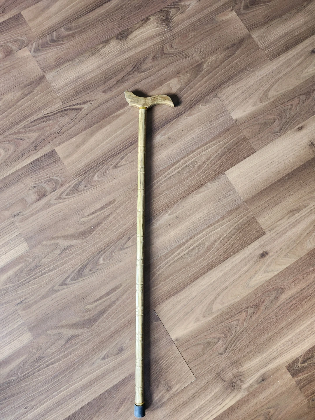 Carved Wood Walking Cane