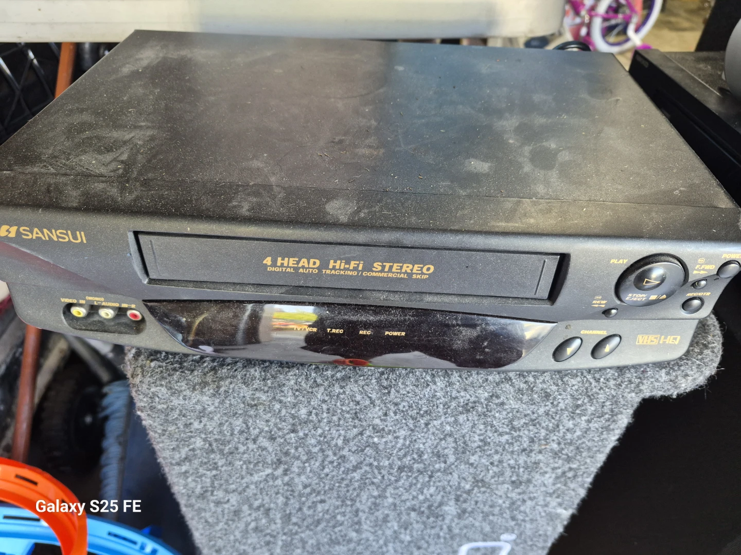 Sansui 4 Head Hi-Fi Stereo VCR