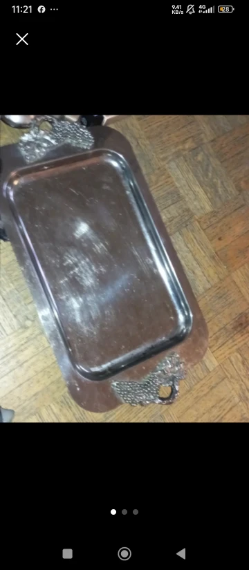 Vintage Grape Design Serving Tray