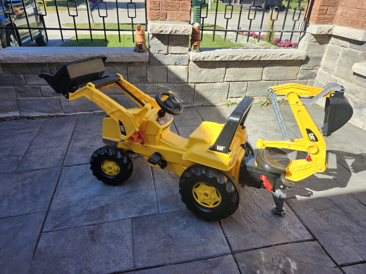 CAT Kids Pedal Operated Excavator Digger