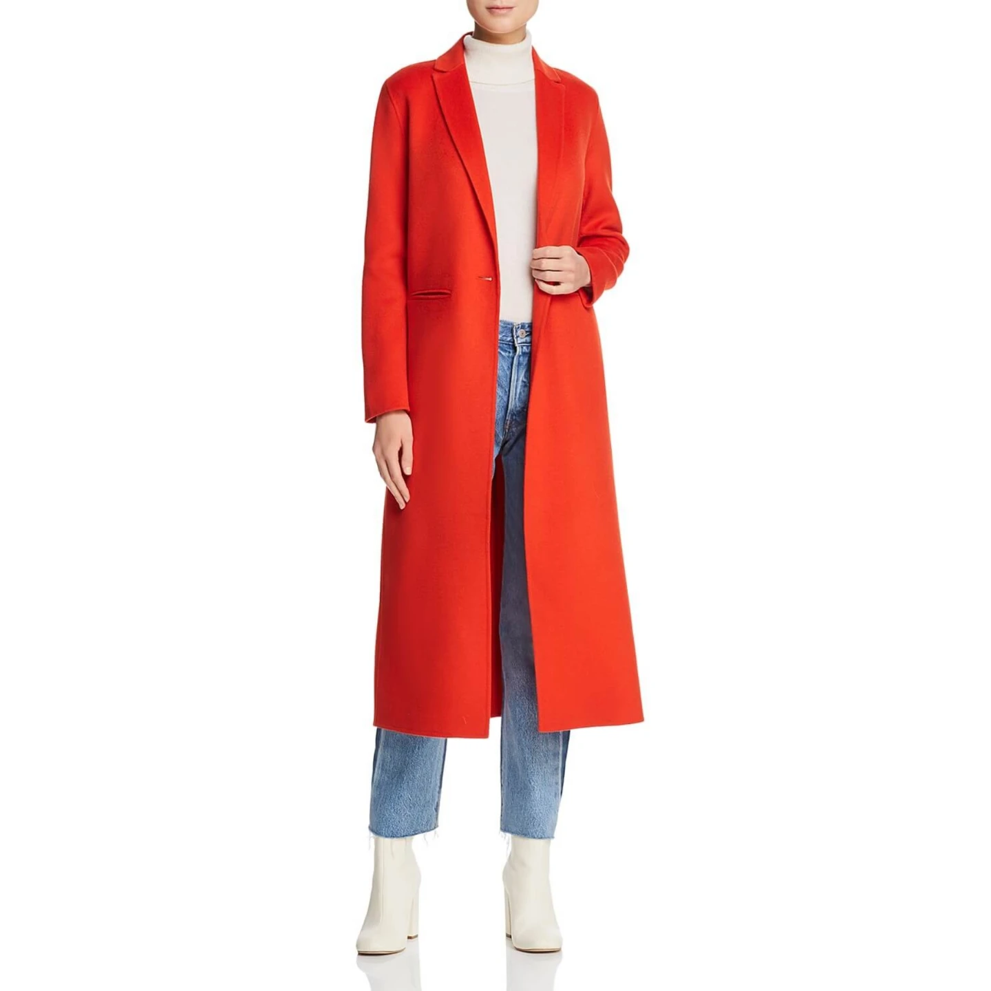 Maje Galaxia LMaje Galaxia Long Double-faced Wool Coat