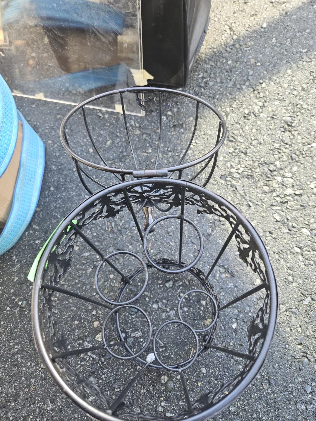 Decorative Metal Birdcage Wine Holder - photo 5