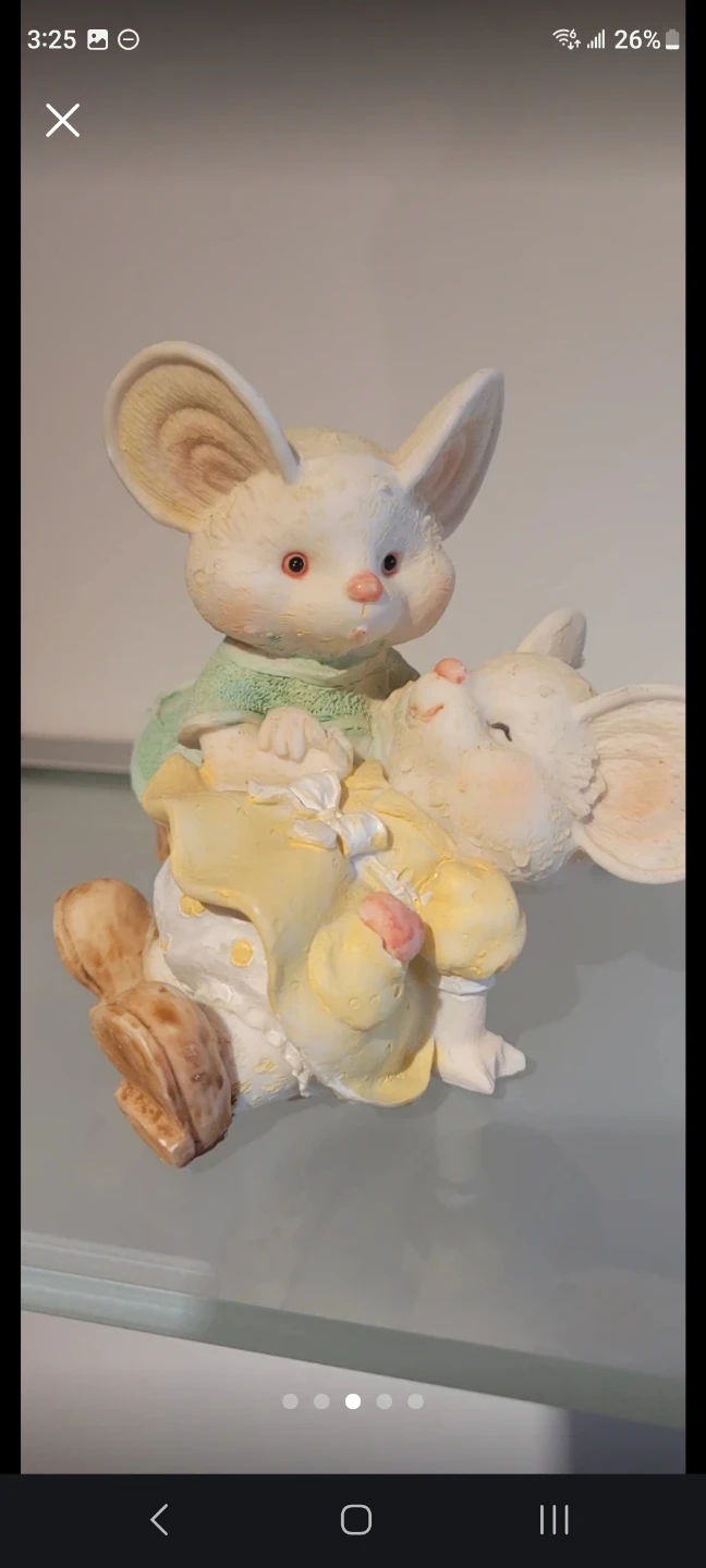 New Vintage Mouse Couple Figurine (4) - photo 3
