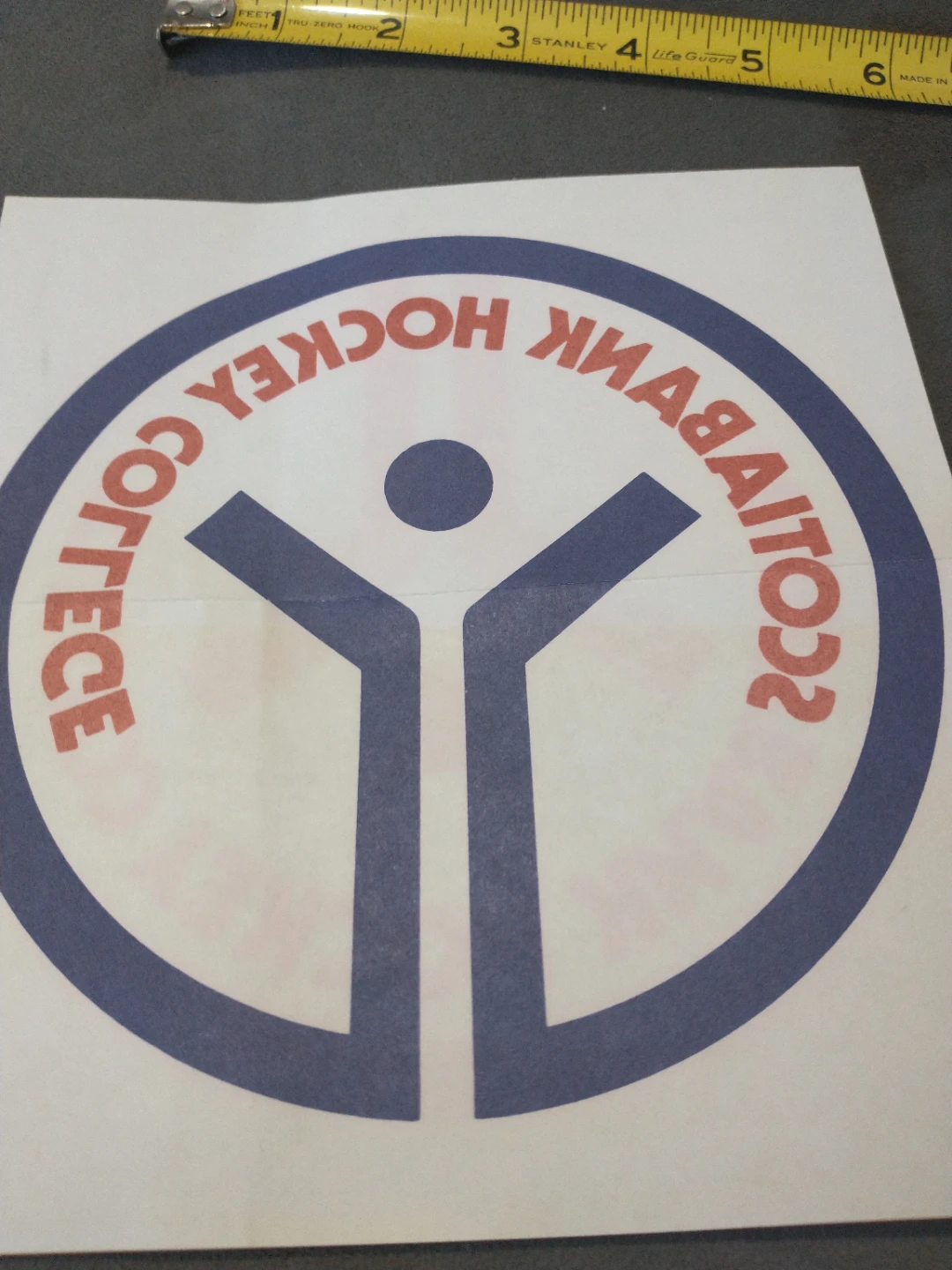 1980s Scotiabank Hockey College Iron-On Transfer - photo 2