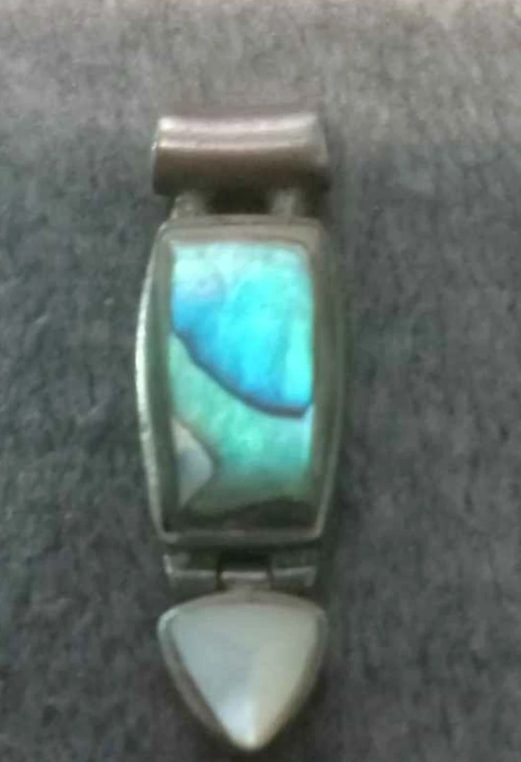 Sterling Silver/Albacore Pendant