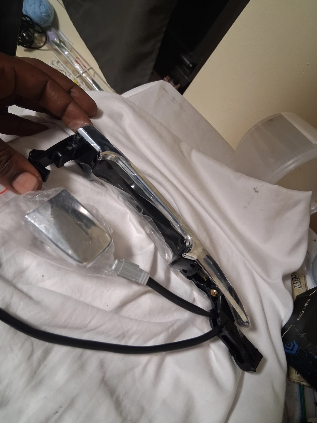 Chrome Exterior Door Handle Assembly