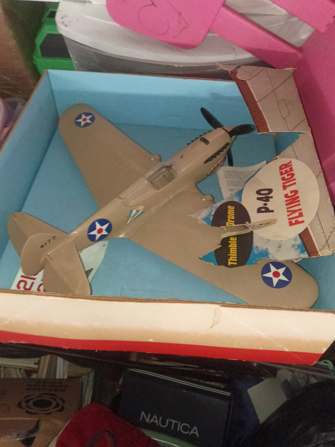Thimble Drome P-40 Flying Tiger Model Plane - photo 2