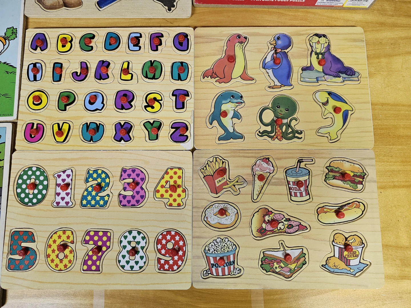 Toddler Wooden Puzzles Educational Toys - photo 2
