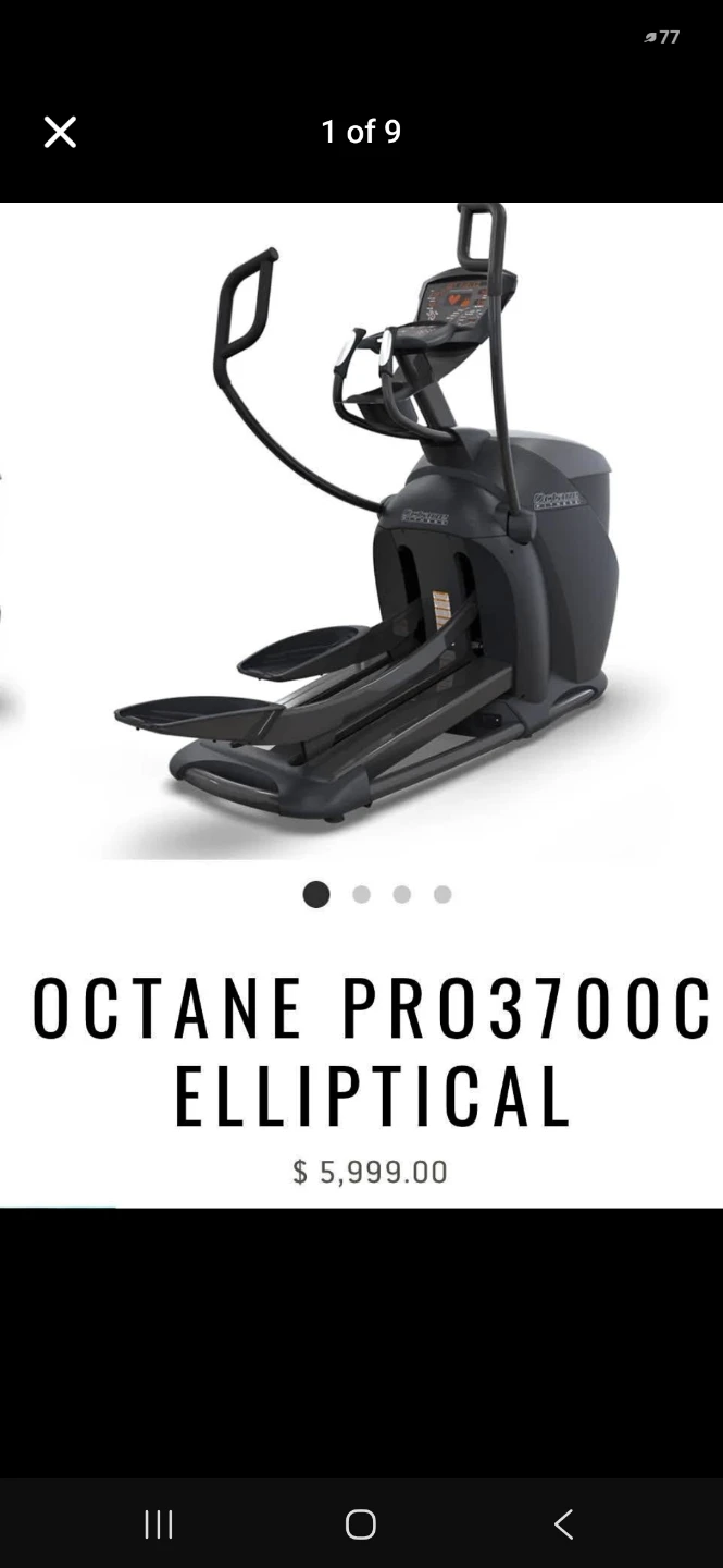 Octane Fitness Pro3700c Elliptical