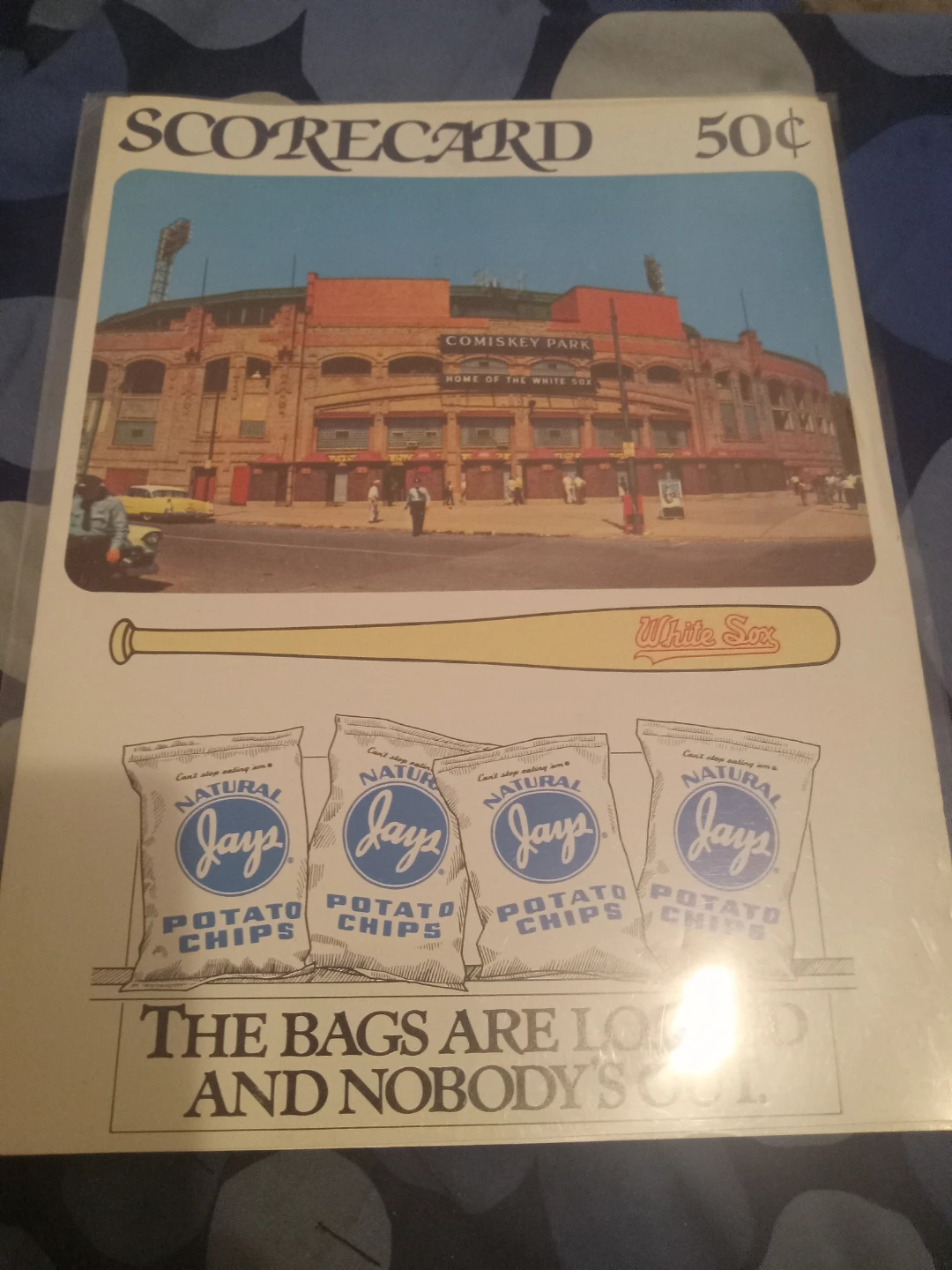 Vintage Chicago White Sox Baseball Scorecard